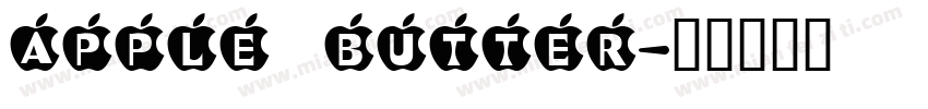 Apple Butter字体转换